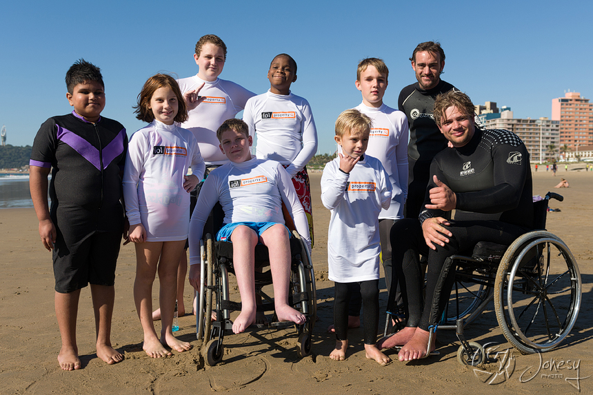 The Competitors In Their New Rashies With Wez and Dries